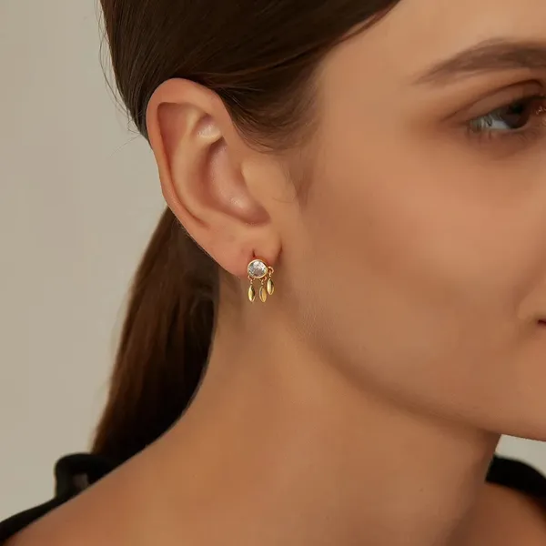 Gold_Chime_Stud_Earrings_For_Women